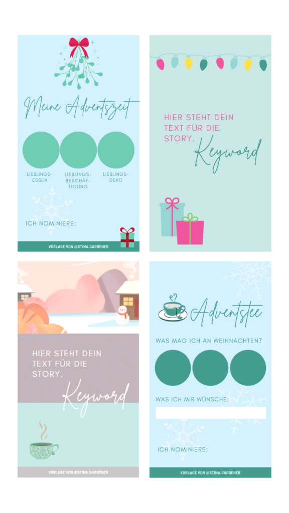 Freebie: Gratis Instagram Templates für deine Story 1 Gratis Instagram Story Templates