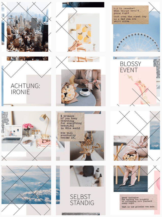 Instagram Feed gestalten Puzzlefeed