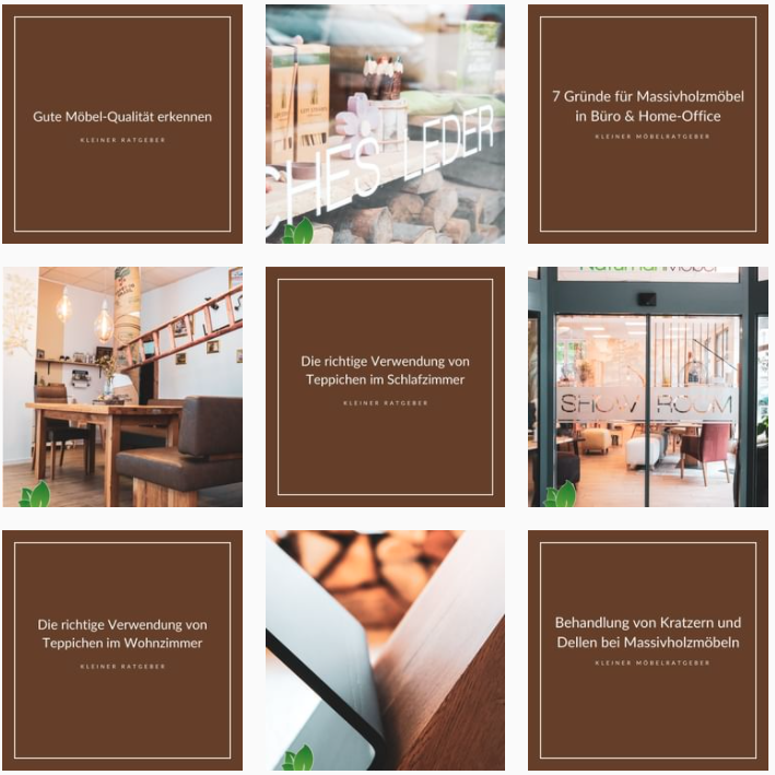Wie du ein stimmiges Instagram Feed Design gestaltest 2 Instagram Feed Design Schachbrett